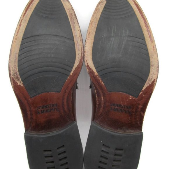 Johnston Murphy Mens Brown Tassel Loafers 10 M main image 5